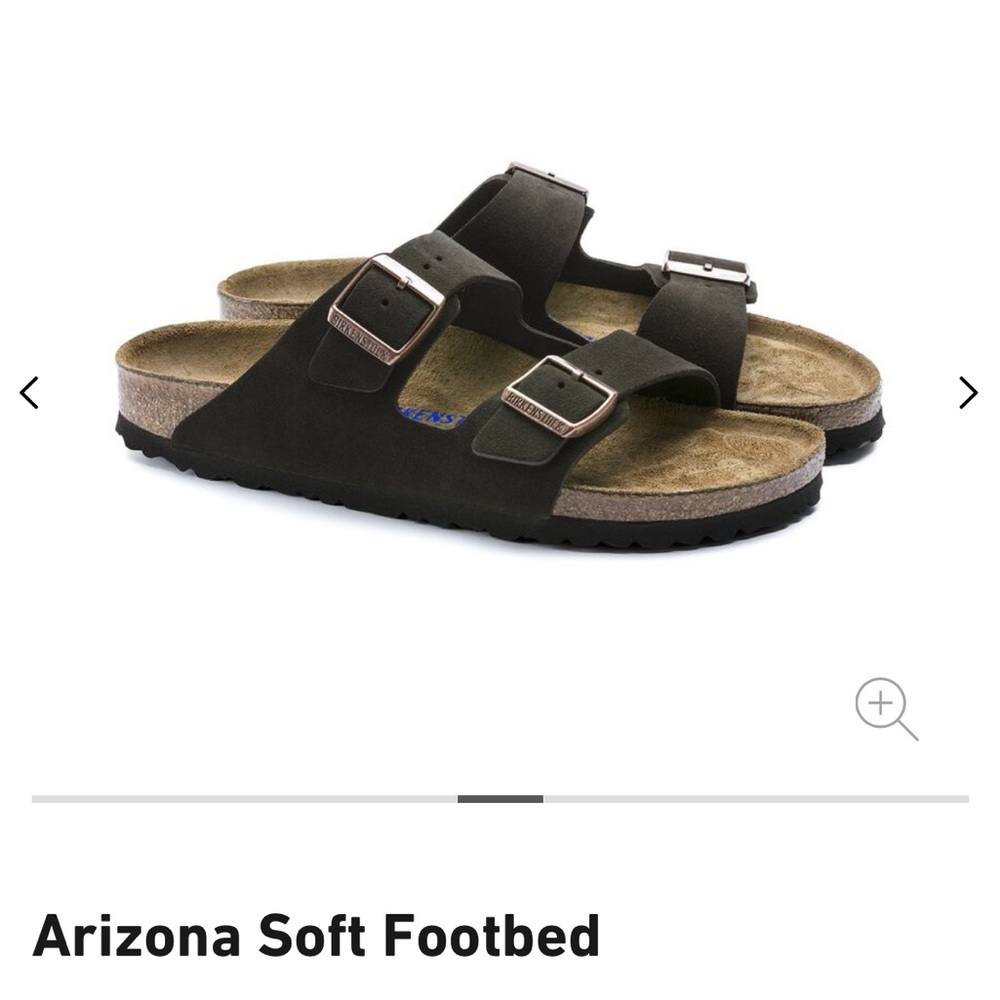 Birkenstocks — Arizona Softbed mocha